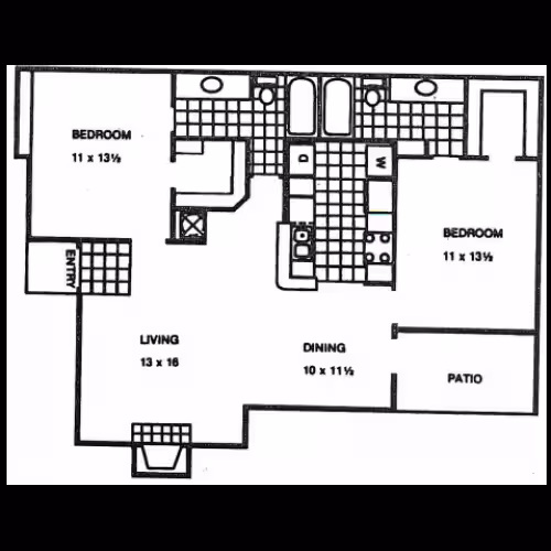 Unit RenovatedE RenovatedE floor plan